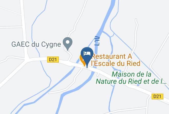 Bas Rhin - Gite A L'escale Du Ried Maps
