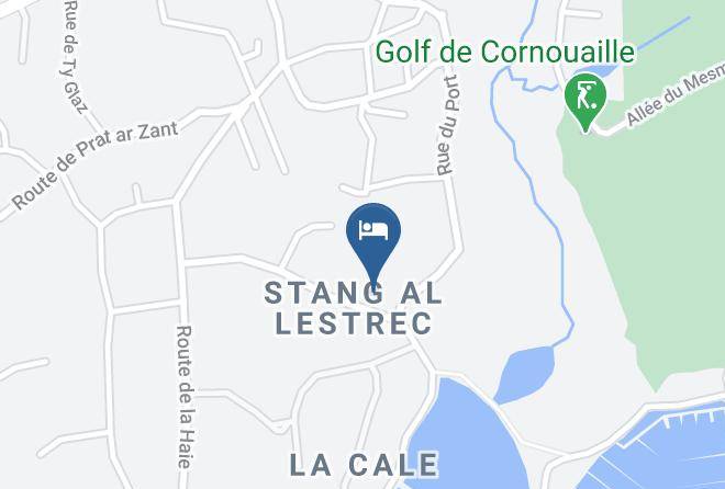 Gite A La Foret Fouesnant Map