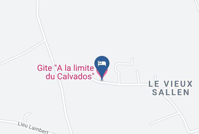 Calvados - Gite A La Limite Du Calvados Maps