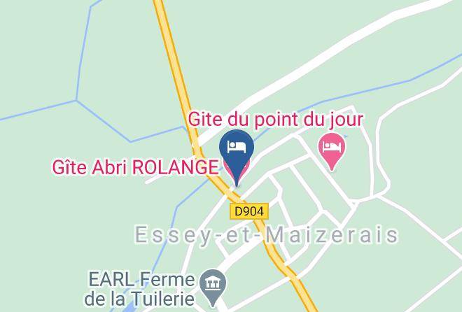Meurthe Et Moselle - Gite Abri Rolange Maps