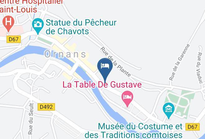 Doubs - Gite Ancien Hotel De Grimont Maps