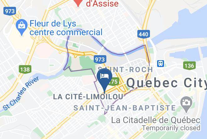 Capitale Nationale - Gite Au Beau Milieu Maps