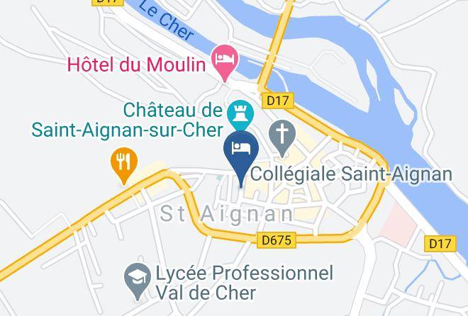 Loir Et Cher - Gite Au Bord Du Cher Maps