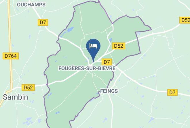 Loir Et Cher - Gite Au Jardin De Grand Pere Maps