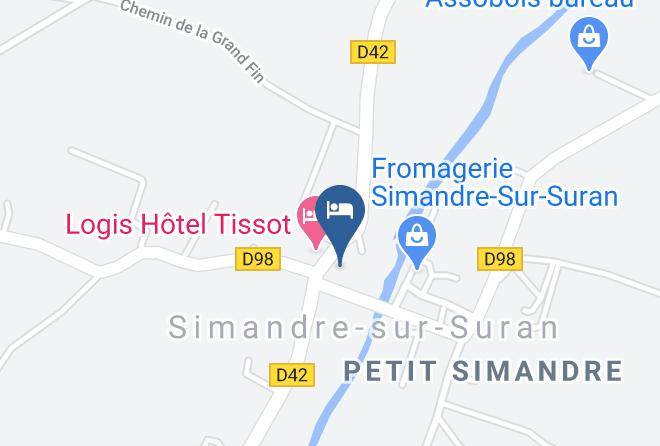 Ain - Gite Au Revermont Maps
