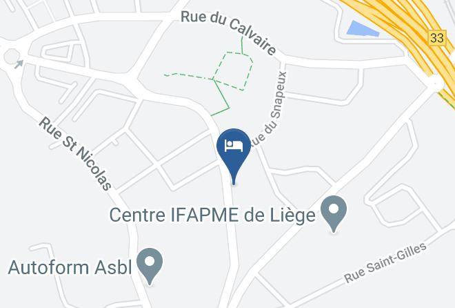Liege - Gite Au26 Cote Jardin Cote Cour Maps