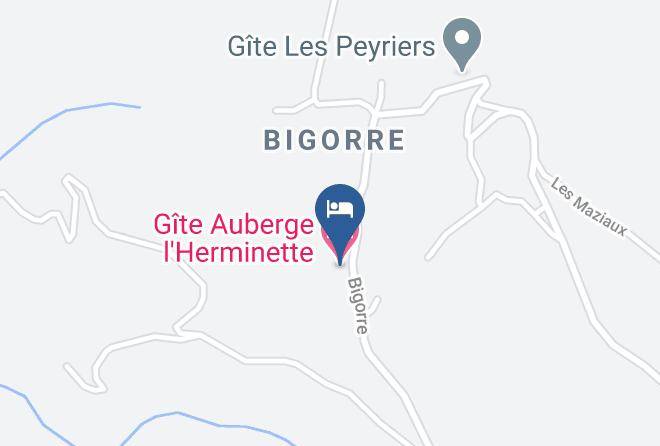 Haute Loire - Gite Auberge L'herminette Maps