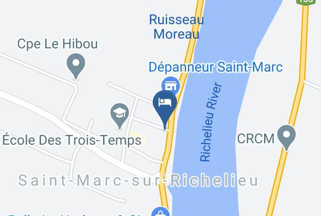 La Vallee Du Richelieu Regional County Municipality - Gite Aux Reves D'antan Maps