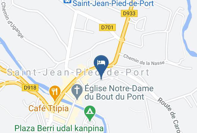 Pyrenees Atlantiques - Gite D'etape Azkorria Maps