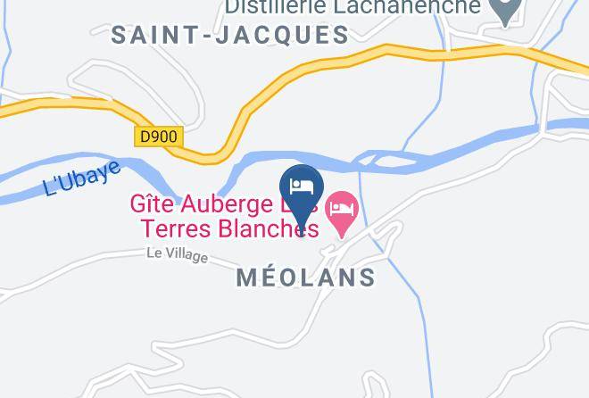 Alpes De Haute Provence - Gite Barcelonnette Gite De Meolans Vallee De L'ubaye Maps