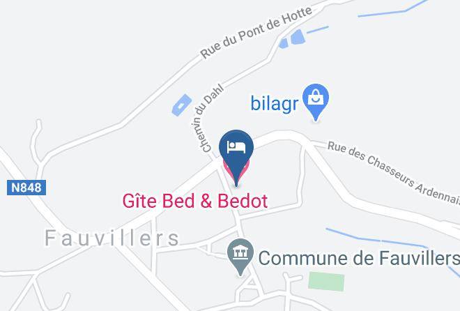 Luxemburg Province - Gite Bed & Bedot Maps