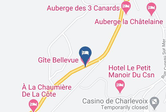 Charlevoix Est Regional County Municipality - Gite Bellevue Maps