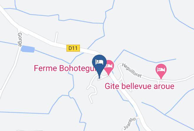 Pyrenees Atlantiques - Gite Bohoteguia Maps