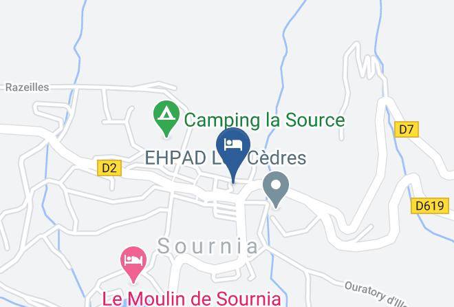 Pyrenees Orientales - Gite Bugis A Sournia Maps