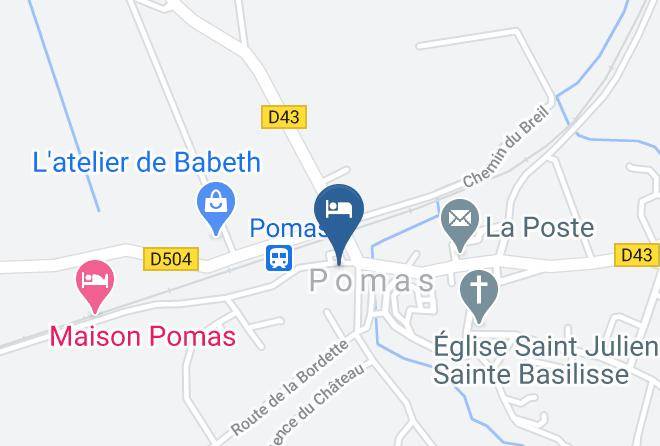 Aude - Gite Camerone Maps