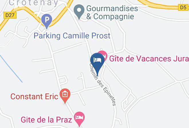 Jura - Gite Chambre D'hote L'annexe Maps