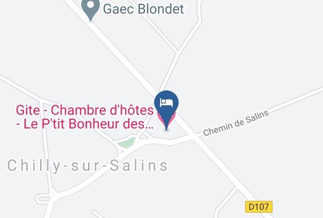 Jura - Gite Chambre D'hotes Le P'tit Bonheur Des Champs Salins Les Bains Maps