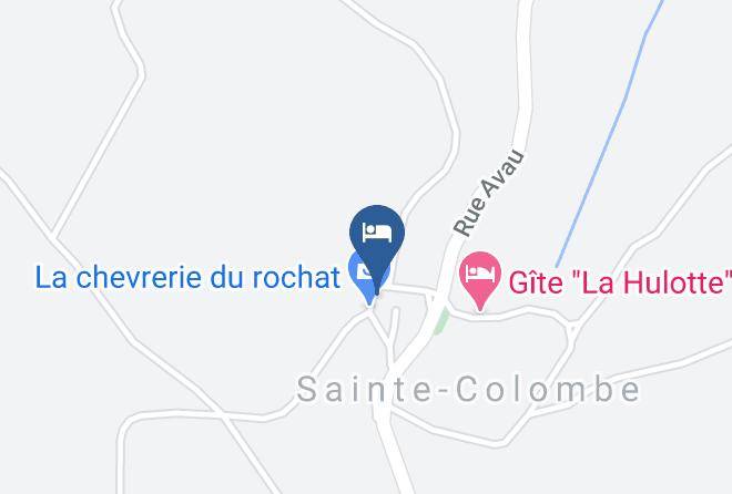 Cote D Or - Gite Chateau Sainte Colombe Maps