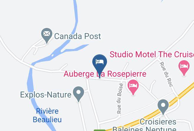 La Haute Cote Nord Regional County Municipality - Gite Chez Blaise Maps
