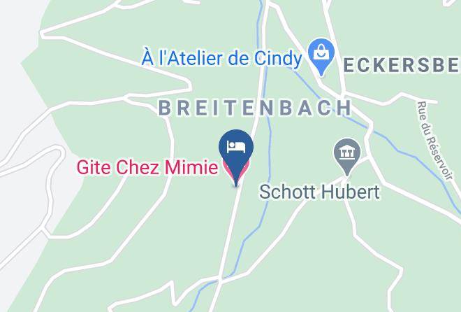 Haut Rhin - Gite Chez Mimie Maps