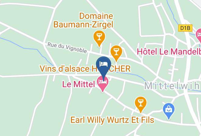 Haut Rhin - Gite Clos Des Terres Brunes Maps