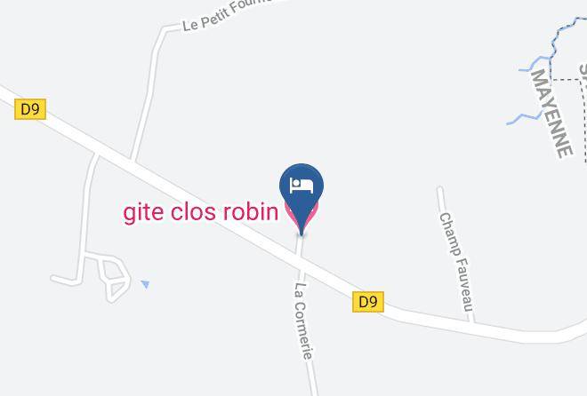 Mayenne - Gite Clos Robin Maps