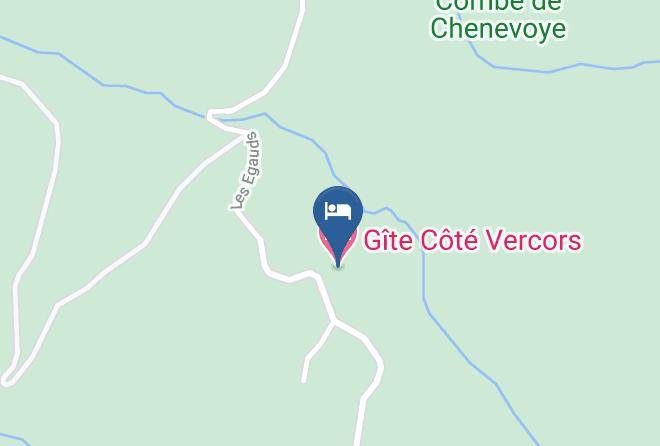 Isere - Gite Cote Vercors Maps