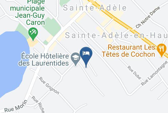 Les Pays D En Haut Regional County Municipality - Gite Couette Et Girouette Bed And Breakfast Maps