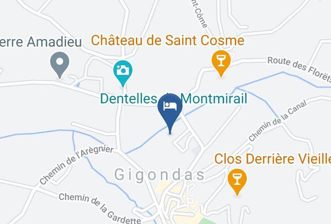 Vaucluse - Gite D'etape Des Dentelles Maps