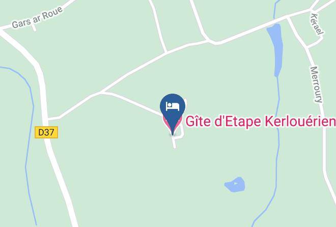 Finistere - Gite D'etape Kerlouerien Maps