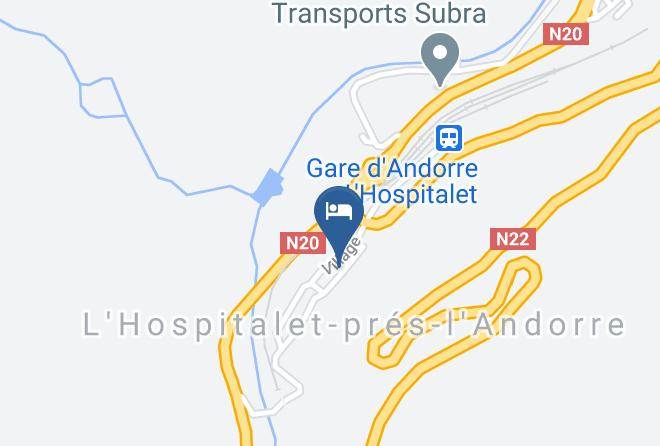 Ariege - Gite D'etape L'hospitalite Maps
