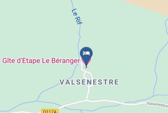 Isere - Gite D'etape Le Beranger Maps