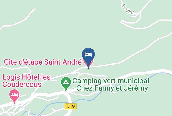 Aveyron - Gite D'etape Saint Andre Maps