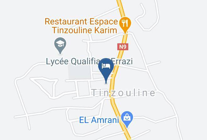 Meknes Tafilalet - Gite D'etape Tinzouline Maps
