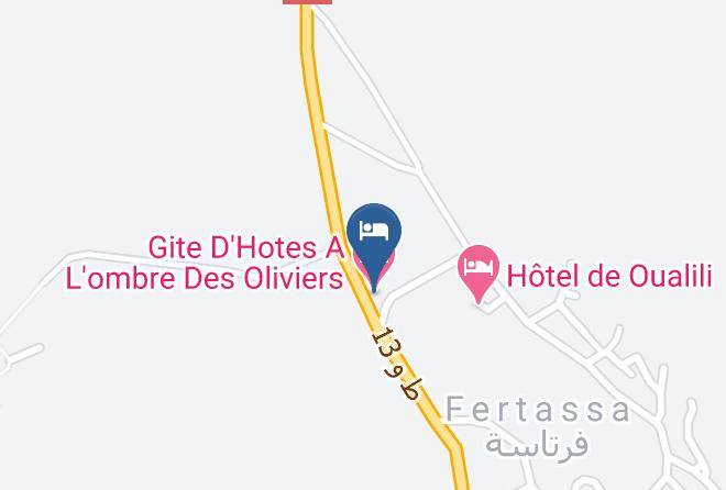 Fes Boulemane - Gite D'hotes A L'ombre Des Oliviers Maps