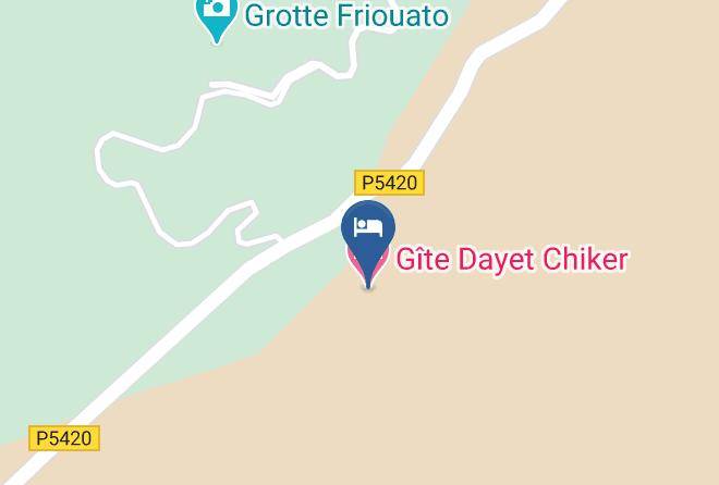 Fes Boulemane - Gite Dayet Chiker Maps