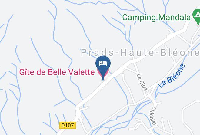Alpes De Haute Provence - Gite De Belle Valette Maps