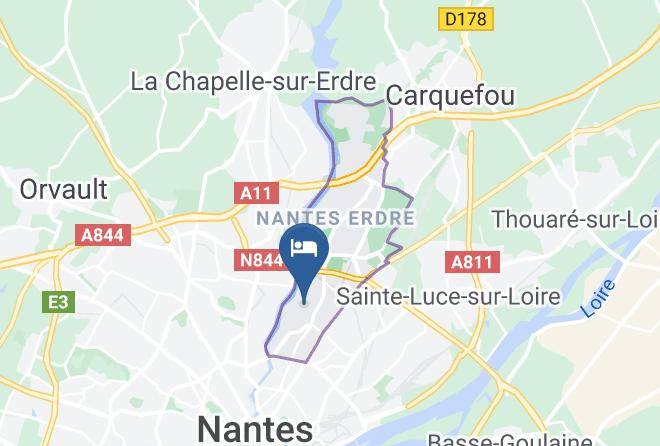 Loire Atlantique - Gite De Bonneville Maps