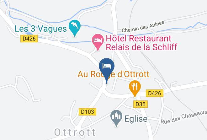 Bas Rhin - Gite De Charme Chez Christine Maps