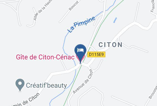 Gironde - Gite De Citon Cenac Maps