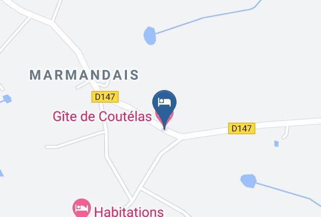 Lot Et Garonne - Gite De Coutelas Maps