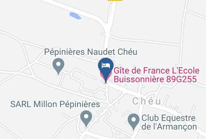 Yonne - Gite De France L'ecole Buissonniere 89g255 Maps