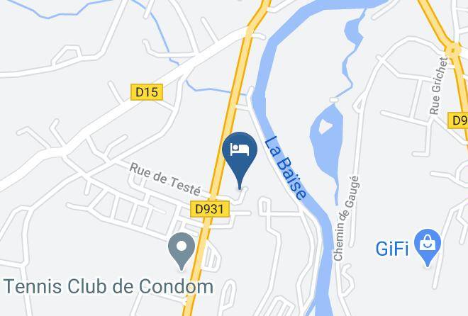 Gers - Gite De Gabarre Maps