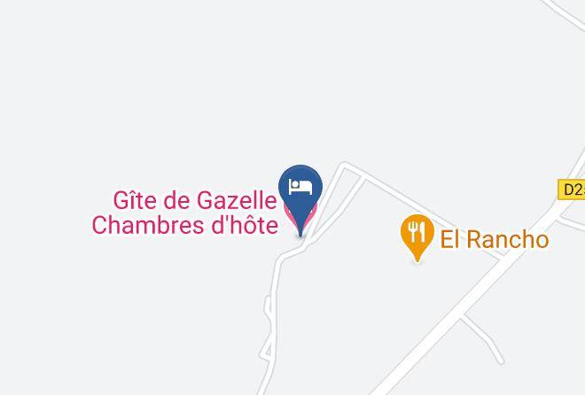 Gite De Gazelle Chambres D'hote Map