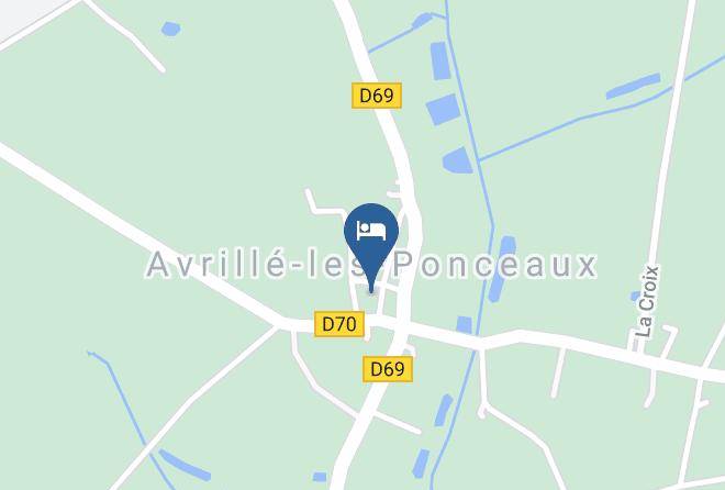 Indre Et Loire - Gite De Groupe Avrille Les Ponceaux Maps