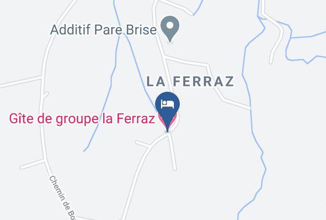 Isere - Gite De Groupe La Ferraz Maps