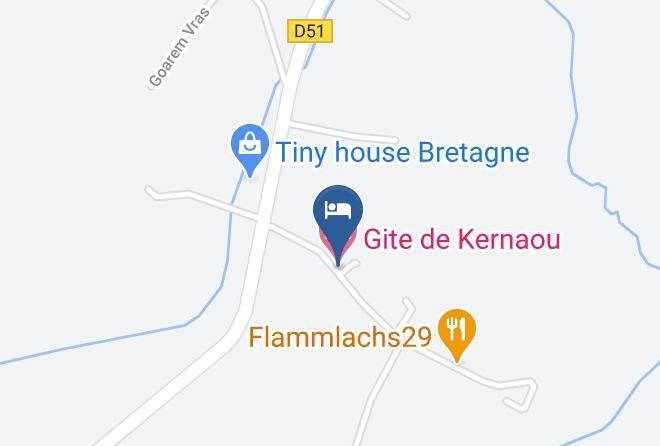 Finistere - Gite De Kernaou Maps