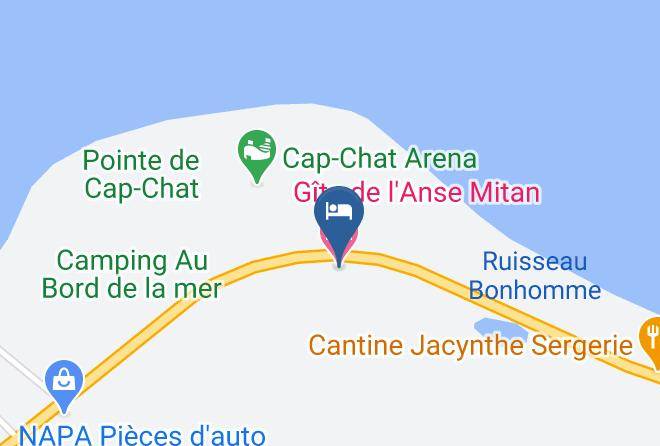 La Haute Gaspesie Regional County Municipality - Gite De L'anse Mitan Maps