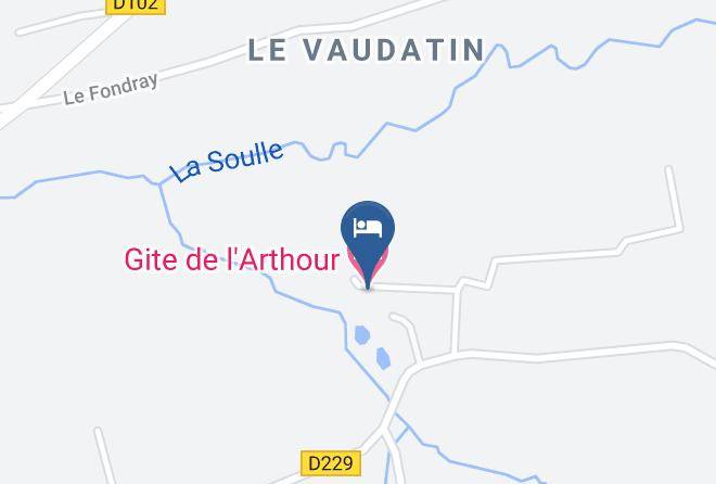 Manche - Gite De L'arthour Maps