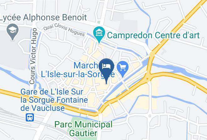 Vaucluse - Gite De L'enclave L'isle Sur La Sorgue Maps